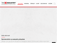 Tablet Screenshot of inoksendustri.com